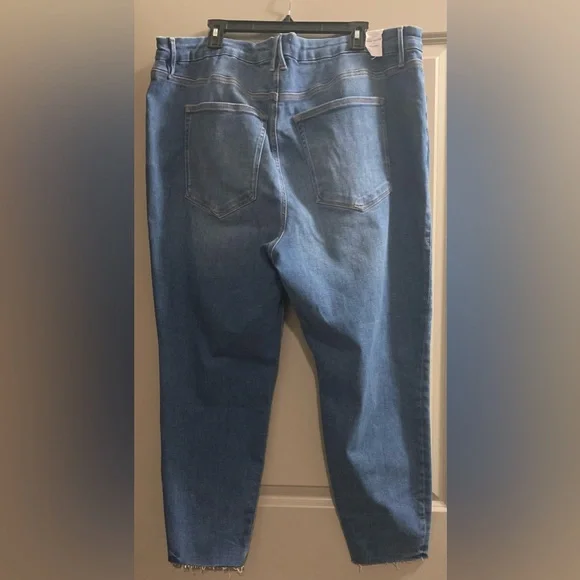 Good American x Calik Denim Always Fits Good Legs Skinny Crop Fits sizes 28W-32W - Picture 2 of 14